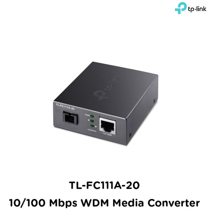 Tp-Link TL-FC111A-20 I 10/100 Mbps WDM Media Converter