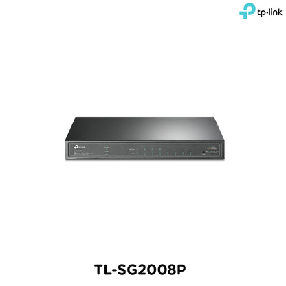 Tp-Link TL-SG2008P I JetStream 8-Port Gigabit Smart Switch with 4-Port PoE+