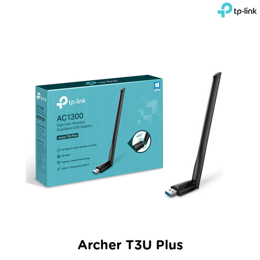 Tp-Link Archer T3U Plus I AC1300 High Gain Wireless Dual Band USB Adapter