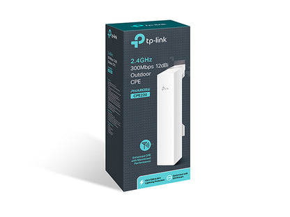 Tp-Link CPE220 I 2.4GHz 300Mbps 12dBi Outdoor CPE