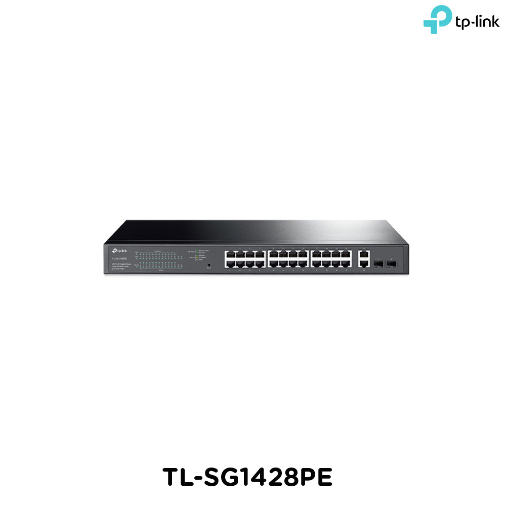 Tp-Link TL-SG1428PE I 28-Port Gigabit Easy Smart Switch with 24-Port PoE+