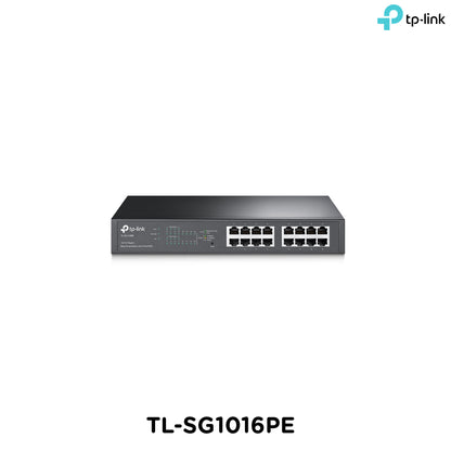 Tp-Link TL-SG1016PE I 16-Port Gigabit Easy Smart PoE Switch with 8-Port PoE+