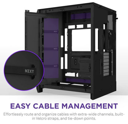 NZXT H9 Flow Black Mid-Tower ATX Airflow Case