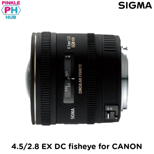SIGMA 4.5/2.8 EX DC fisheye for CANON