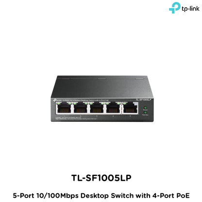 Tp-Link TL-SF1005LP I 5-Port 10/100Mbps Desktop Switch with 4-Port PoE