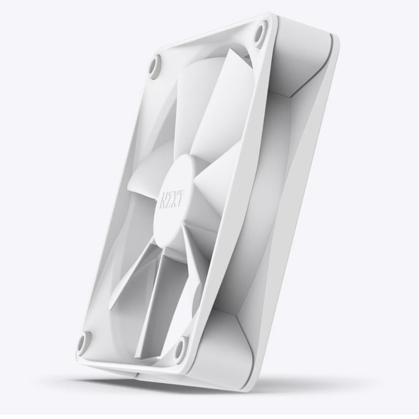 NZXT F120P - 120mm Static Pressure Fans - Single (White)