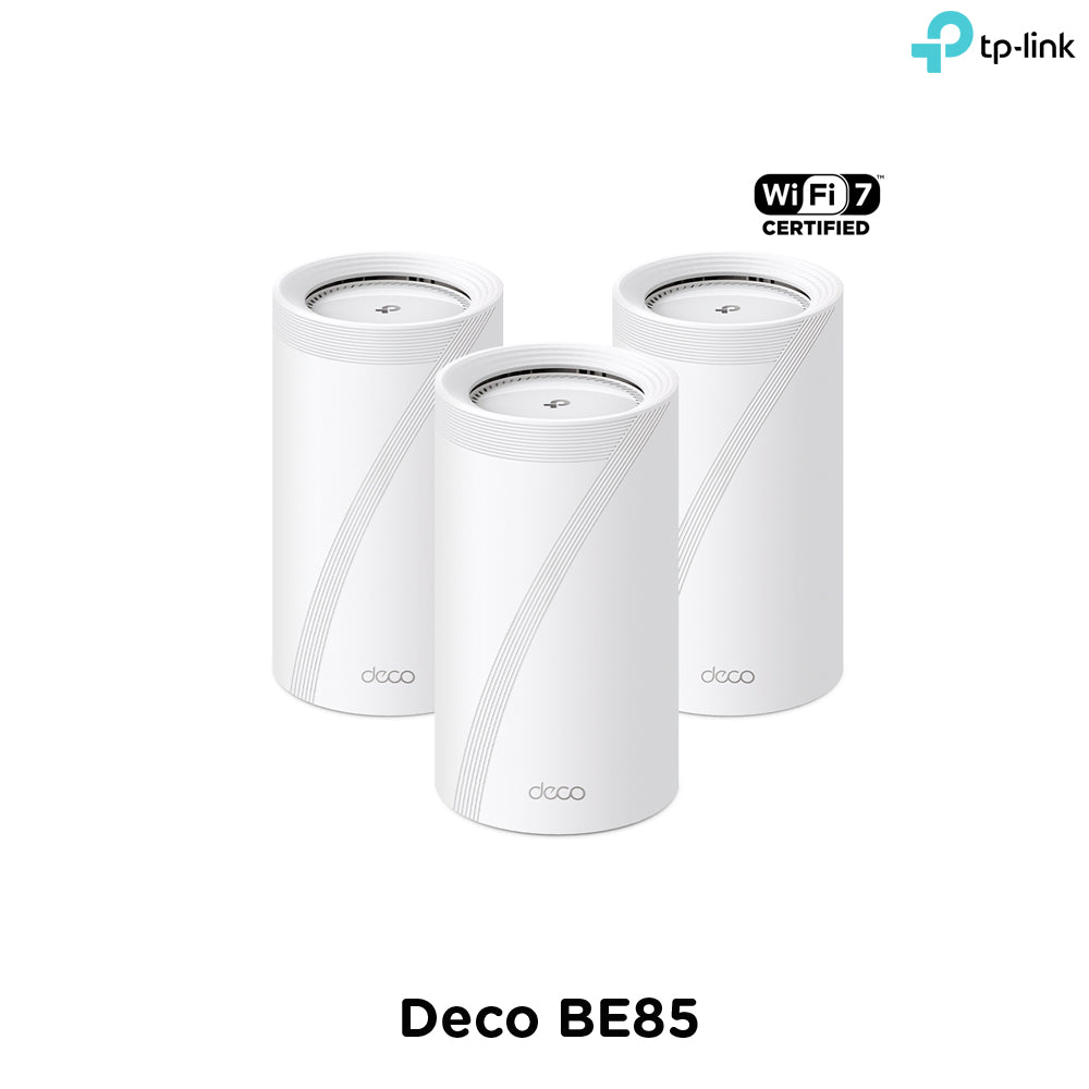 Tp-Link Deco BE85 I BE22000 Tri-Band Whole Home Mesh WiFi 7 System