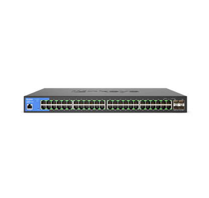 Linksys Business Switch - 48 Port (LGS352C) 48-Port Managed Gigabit Ethernet Switch with 4 10G SFP+ Uplinks