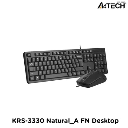 A4TECH Natural_A FN Desktop  RoundEdge Keycaps (KRS-3330 )