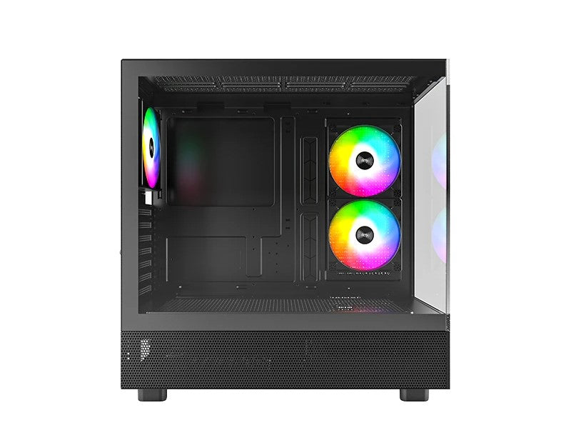 Montech XR BLACK Discover Panoramic Excellence with XR Desktop Case