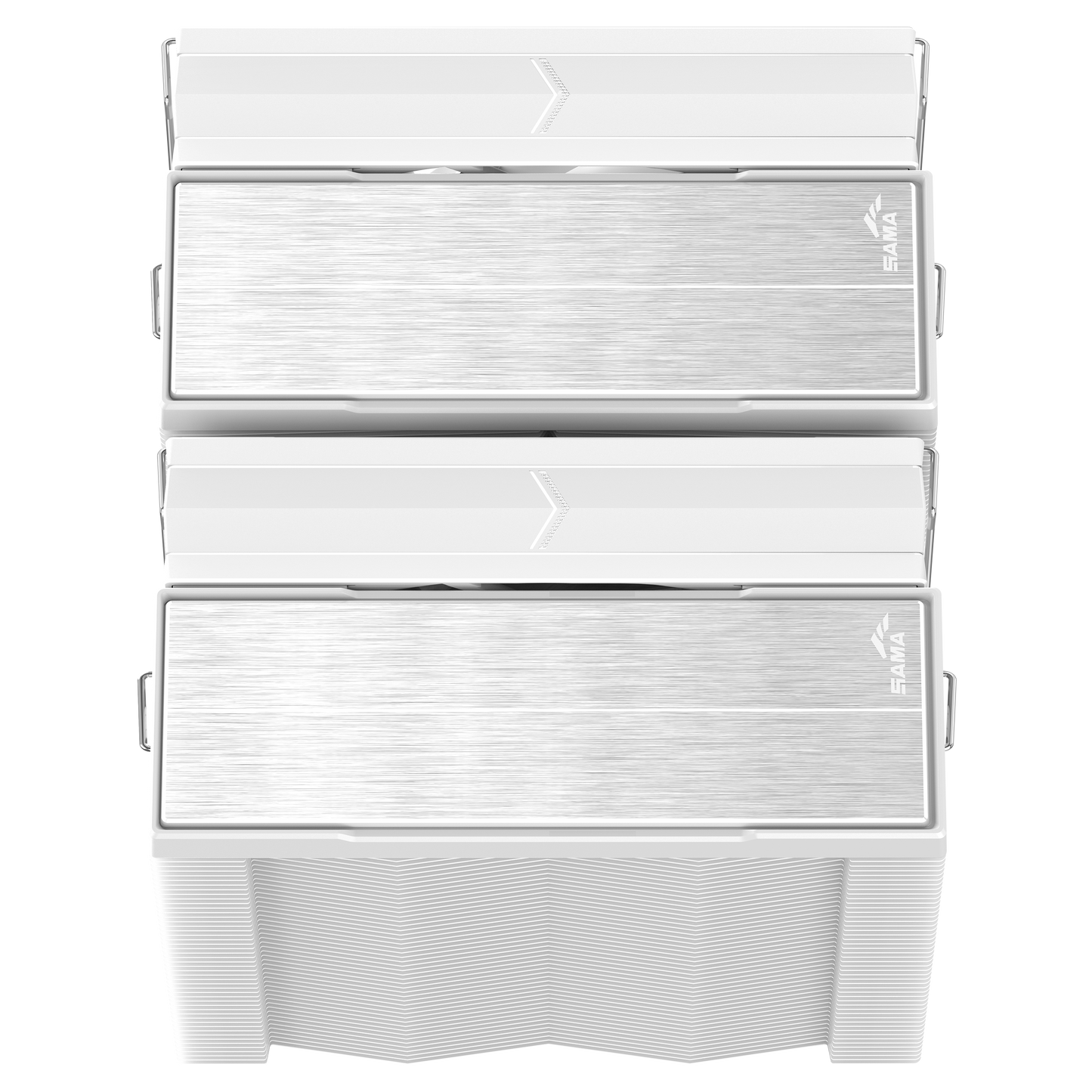 SAMA A60 Dual Tower CPU Cooler - White