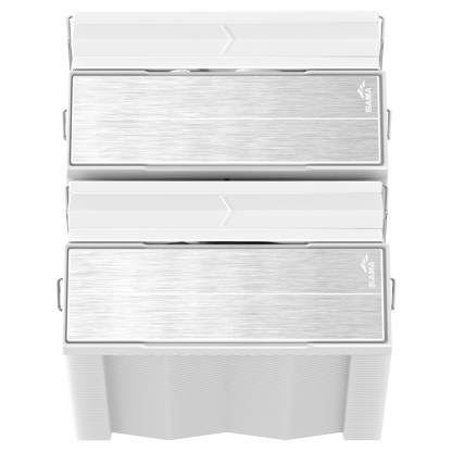 SAMA A60 Dual Tower CPU Cooler - White