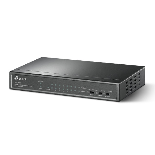 Tp-Link TL-SF1009P I 9-Port 10/100Mbps Desktop Switch with 8-Port PoE+