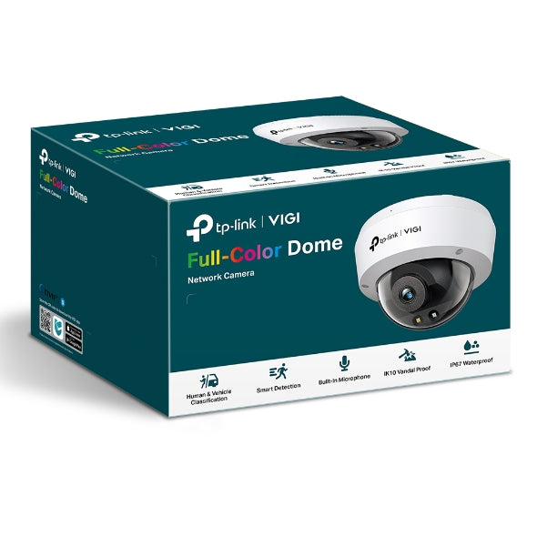 Tp-Link VIGI C240(2.8/4mm) I VIGI 4MP Full-Color Dome Network Camera