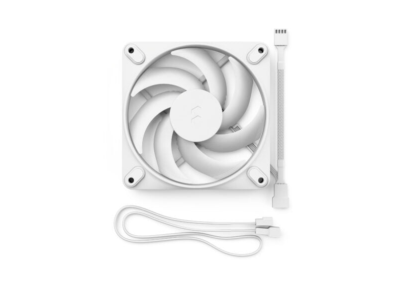 Fractal Momentum 12, Black/White 120mm Fan