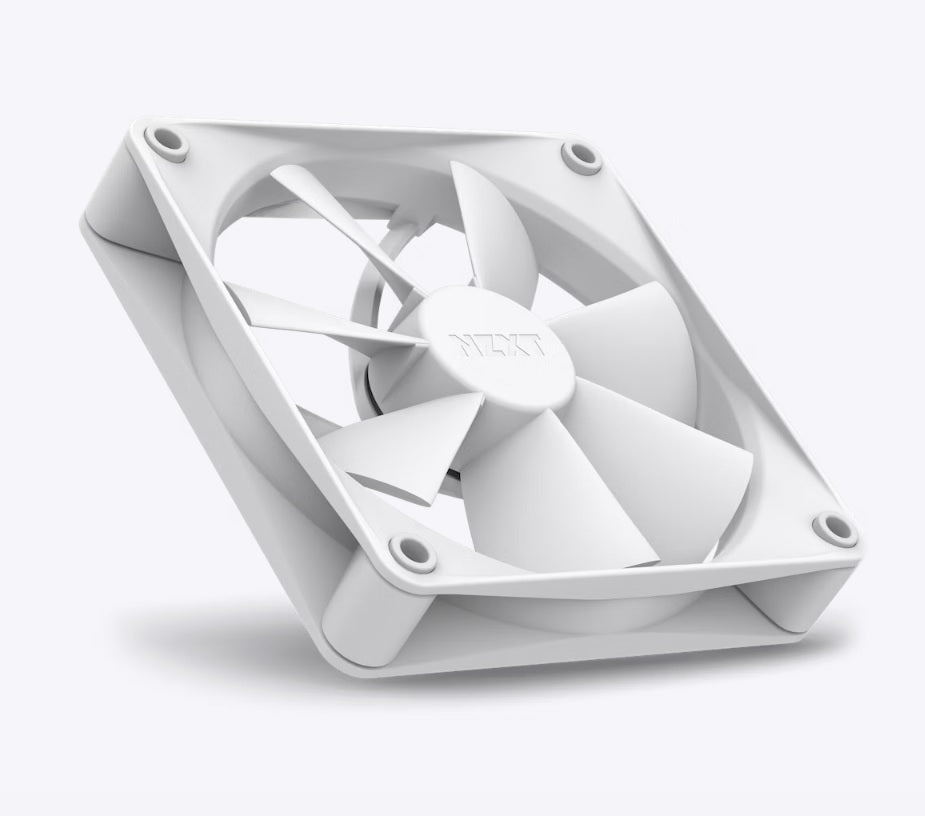 NZXT F120P - 120mm Static Pressure Fans - Single (White)