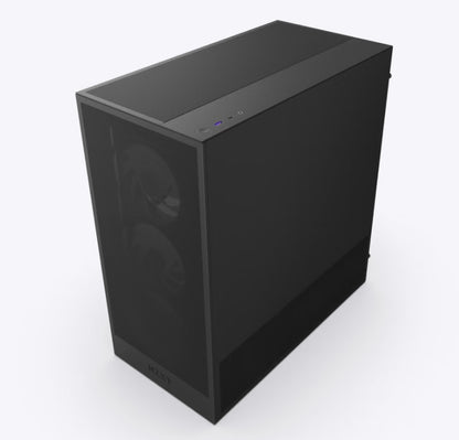 NZXT H5 Flow RGB Black Compact ATX Mid-Tower Airflow Case with RGB Fans (2024 Edition)