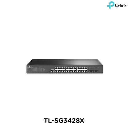 Tp-Link TL-SG3428X I JetStream 24-Port Gigabit L2+ Managed Switch with 4 10GE SFP+ Slots