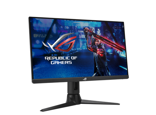 ASUS ROG Strix (XG259CM) Gaming Monitor – 25 inch (24.5 inch viewable) 1920x1080, 240Hz (Above 144Hz), 1ms (GTG), Fast IPS, Extreme Low Motion Blur Sync, USB Type-C, 120% sRGB, G-Sync compatible*, KVM support, tripod socket