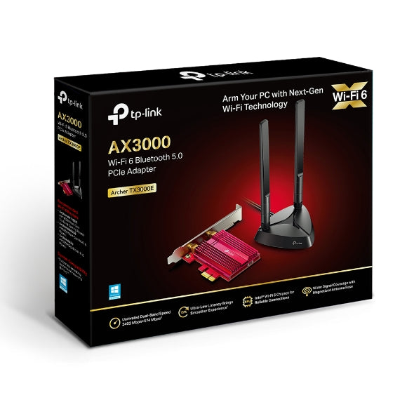 Tp-Link Archer TX3000E I AX3000 Wi-Fi 6 Bluetooth 5.0 PCIe Adapter