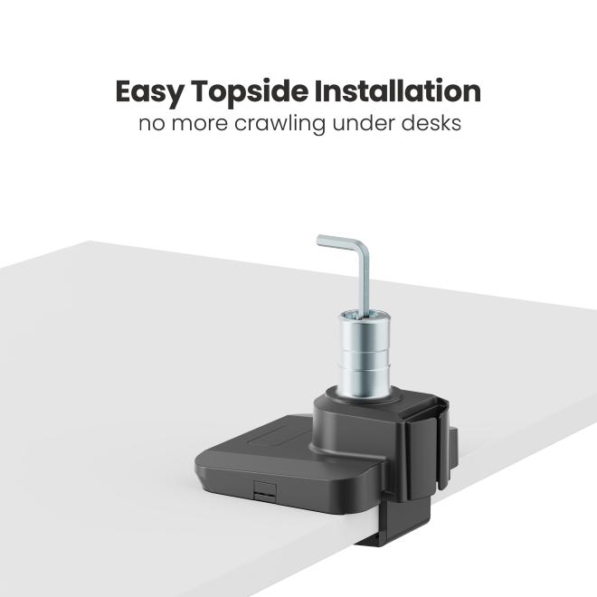Fabulous Desk-Mounted Heavy-Duty Gas Spring Monitor Arm