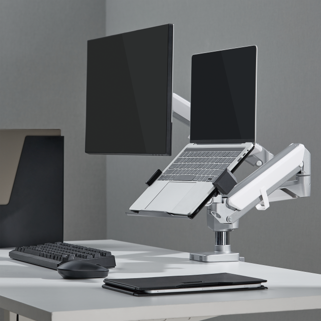 BRATECK Universal Steel Laptop Holder for Monitor Arms