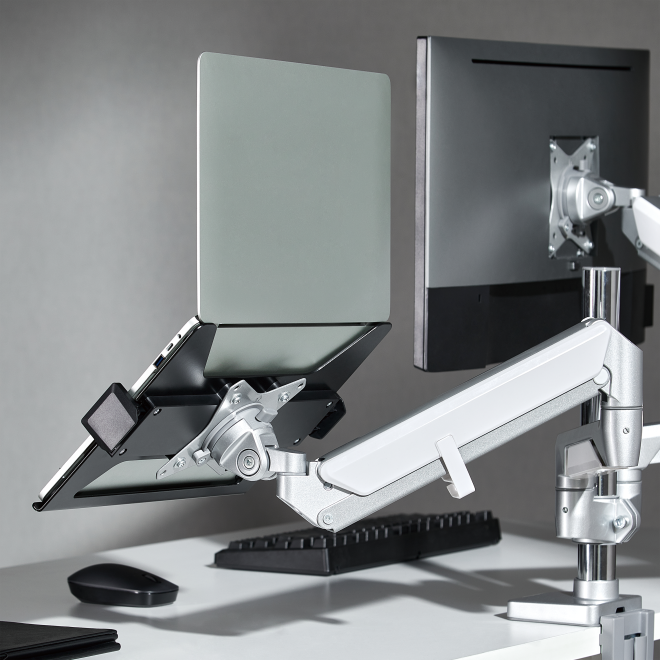 BRATECK Universal Steel Laptop Holder for Monitor Arms