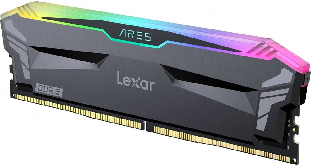 Lexar Ares 32GB (16GBx2) DDR5 RGB UDIMM Desktop Memory Kit, 6000MHz (LD5FU016G-R6000GDGA)