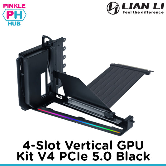 Lian Li 4-Slot Vertical GPU Kit V4 PCIe 5.0