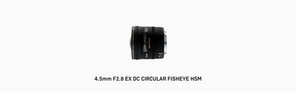 SIGMA 4.5/2.8 EX DC fisheye for CANON