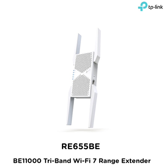 Tp-Link RE655BE I BE11000 Tri-Band Wi-Fi 7 Range Extender