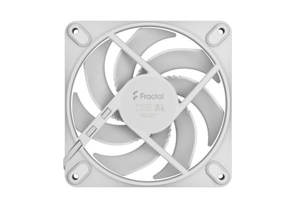Fractal Momentum 12, Black/White 120mm Fan