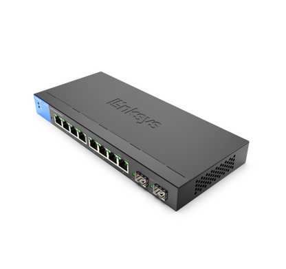 Linksys Business Switch - 8 Port (LGS310C) 8-Port Managed Gigabit Ethernet Switch with 2 1G SFP Uplinks TAA Compliant