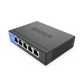 Linksys Business Switch - 5 Port (LGS105) 5-Port Business Desktop Gigabit Ethernet Unmanaged Switch, Computer Network, Wired Connection Speed up to 1,000 Mbps