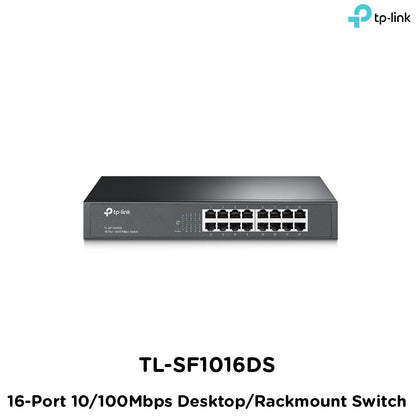 Tp-Link TL-SF1016DS I 16-Port 10/100Mbps Desktop/Rackmount Switch