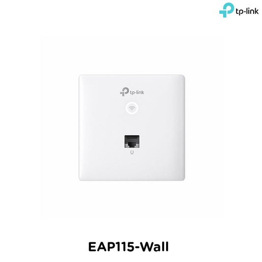 Tp-Link EAP115-Wall I 300Mbps Wireless N Wall-Plate Access Point