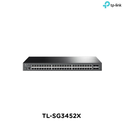 Tp-Link TL-SG3452X I JetStream 48-Port Gigabit L2+ Managed Switch with 4 10GE SFP+ Slots