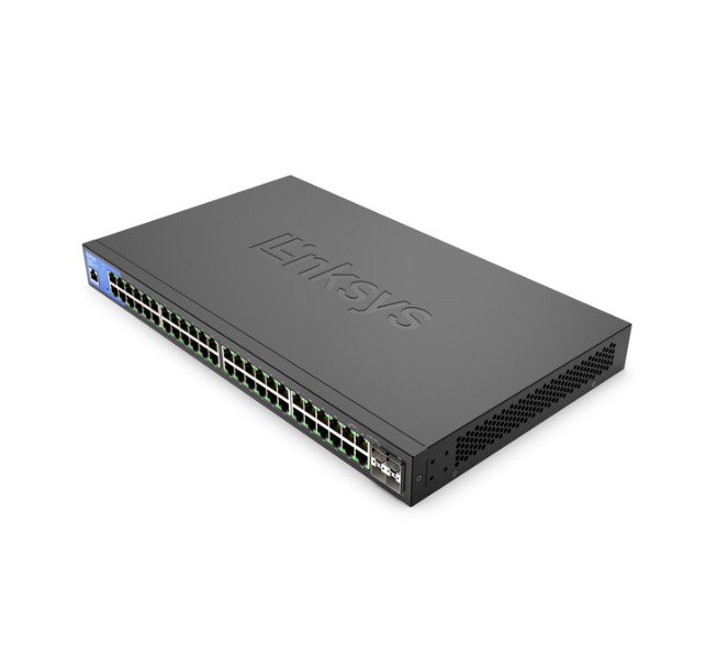 Linksys Business Switch - 48 Port (LGS352C) 48-Port Managed Gigabit Ethernet Switch with 4 10G SFP+ Uplinks