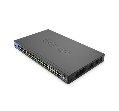 Linksys Business Switch - 48 Port (LGS352MPC) 48-Port Managed Gigabit PoE+ Switch with 4 10G SFP+ Uplinks 740W TAA Compliant