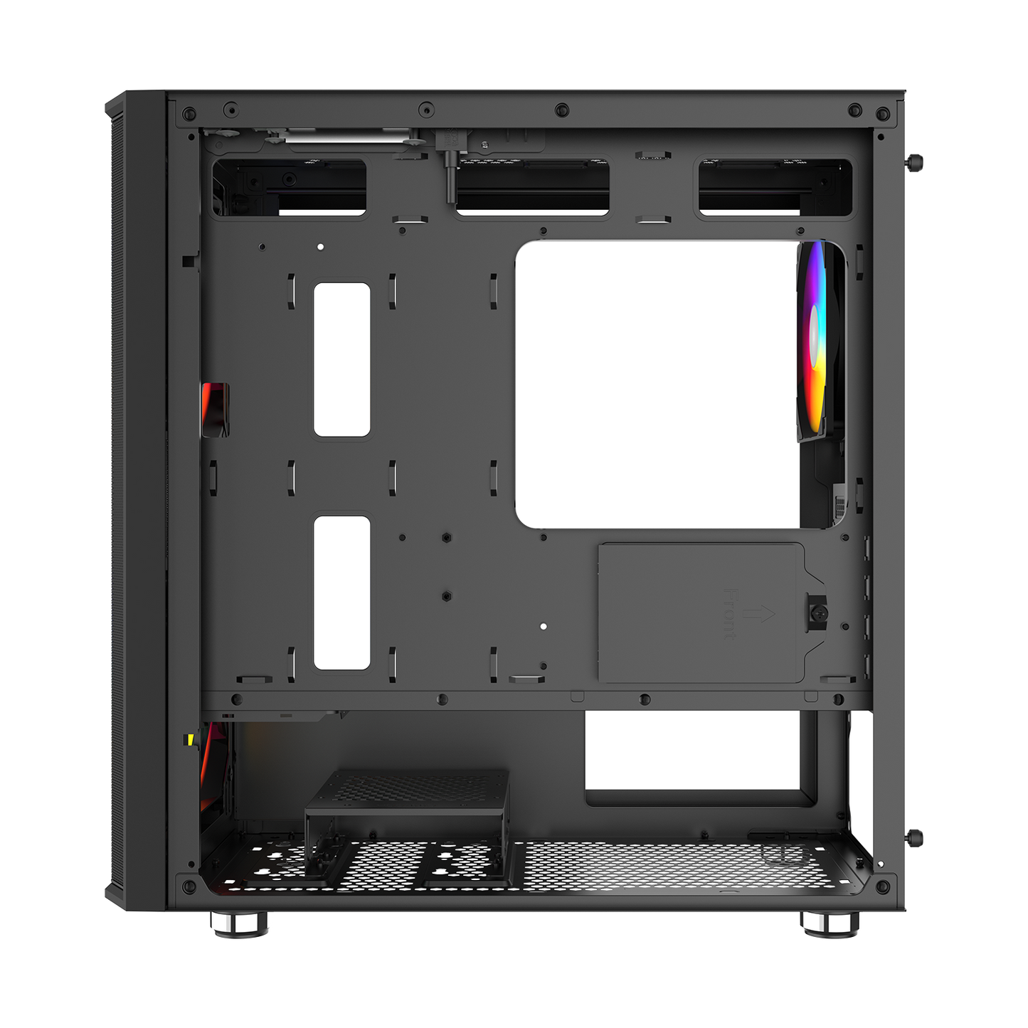 Sama S30 Mid-Tower with High Airflow Front Panel PC Case (Black)