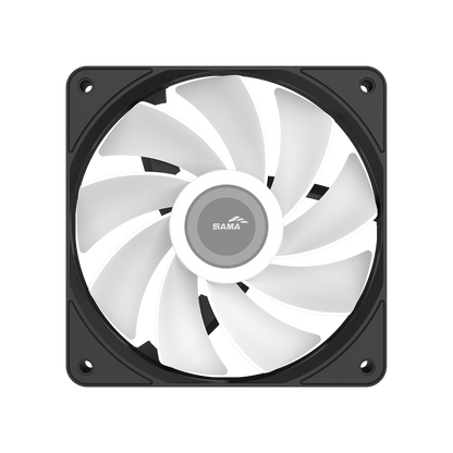 Sama FZ12R A-RGB Reverse 120mm PWM Fan - Black