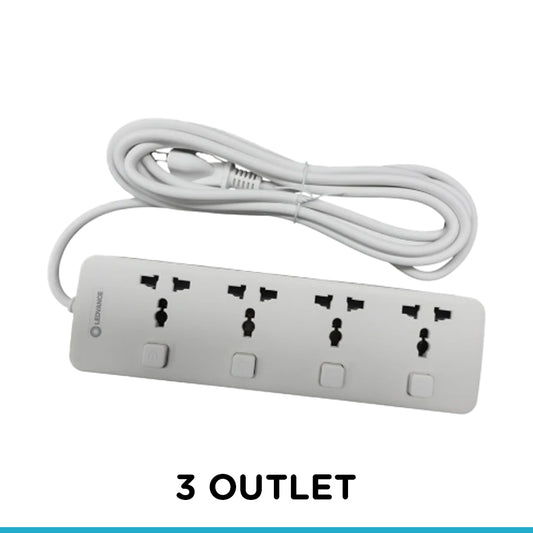 Ledvance Premium Extension Cords 3 Meters with Anti Surge Protection