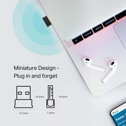 TP-LINK Archer T2UB AC600 Nano Wi-Fi Bluetooth 4.2 USB Adapter