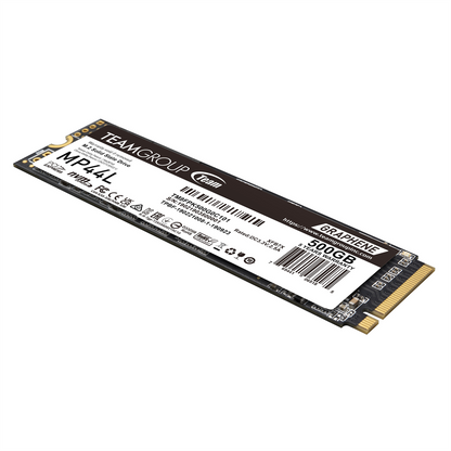 TEAMGROUP MP44L w/ Graphene Label (heat dissipating) SSD 500GB 5000 MB/s 2500 MB/s M.2 2280 PCIe