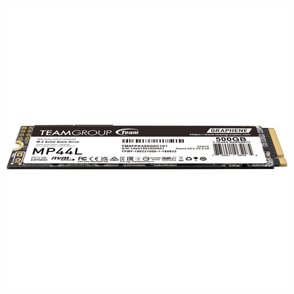 TEAMGROUP MP44L w/ Graphene Label (heat dissipating) SSD 500GB 5000 MB/s 2500 MB/s M.2 2280 PCIe