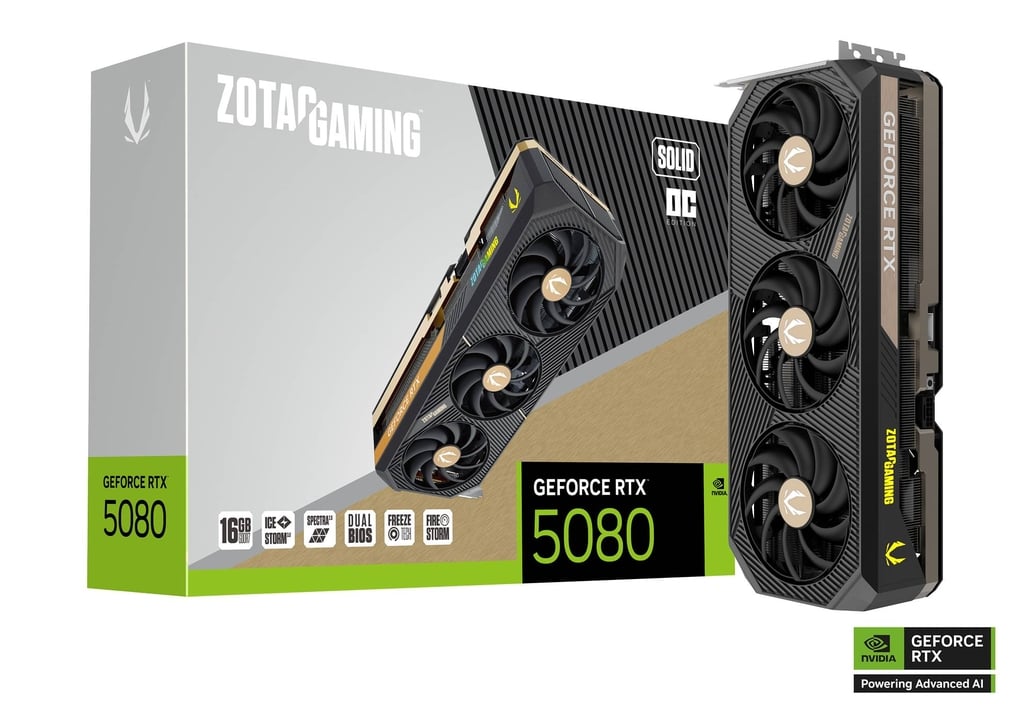 ZOTAC GAMING GeForce RTX 5080 SOLID OC