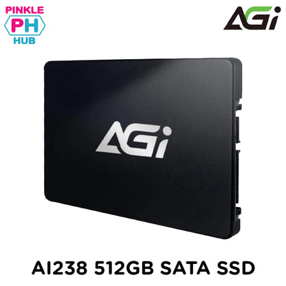 AGI AI238 256GB/512GB/1TB/2TB 2.5" SATA III 3D NAND up to 550MB/s read, 510MB/s write Internal SSD