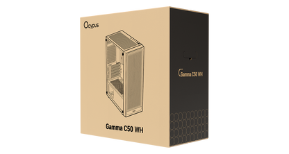 Ocypus Gamma C50 Mini-Tower Airflow Case with Mesh White/Black