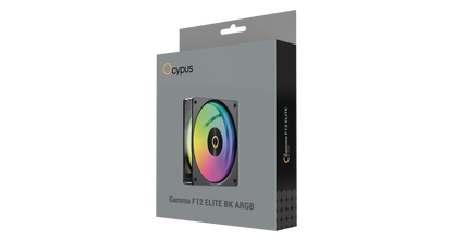 OCYPUS GAMMA F12 ELITE WHITE/ BLACK ARGB FAN