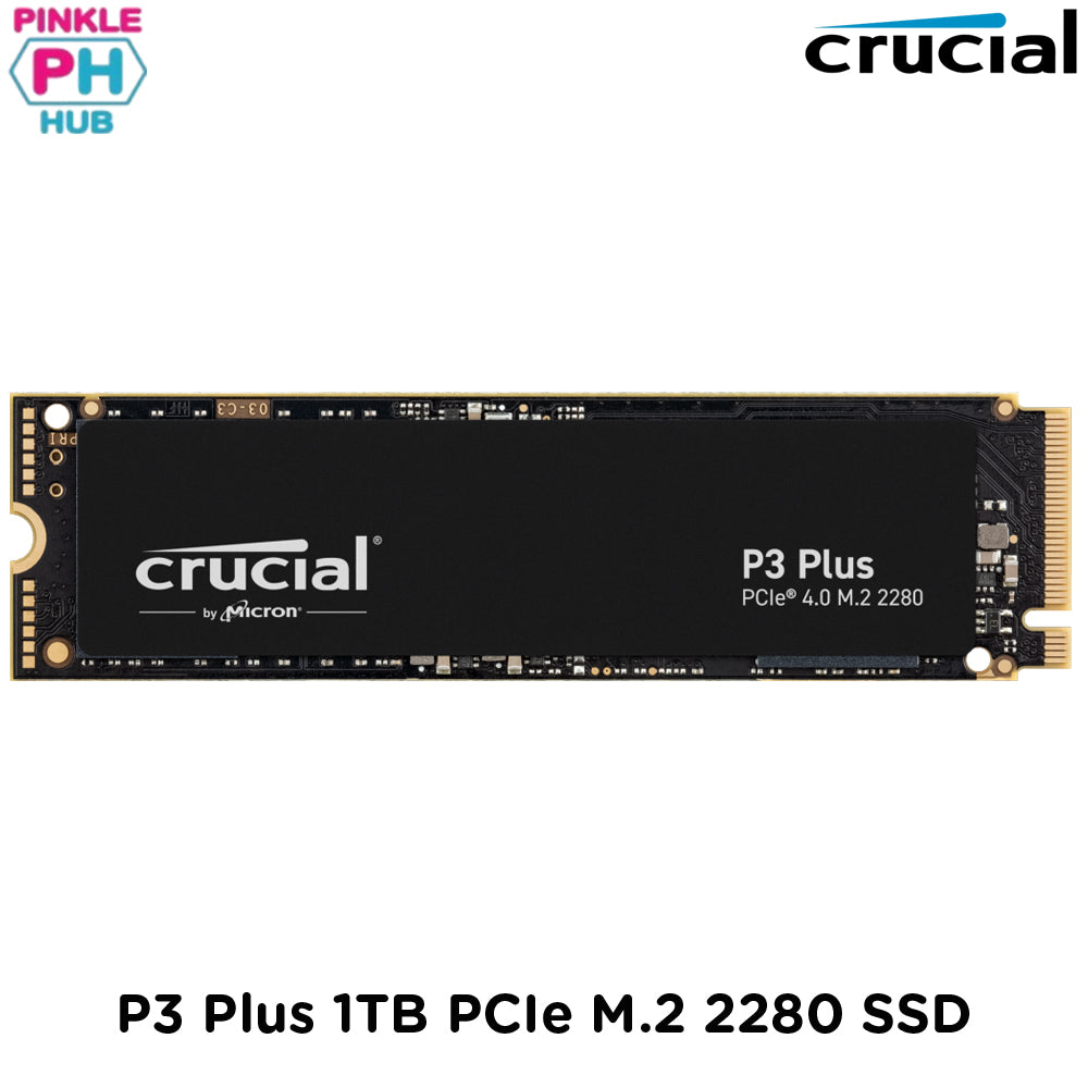 CRUCIAL P3 Plus 1TB PCIe M.2 2280 SSD